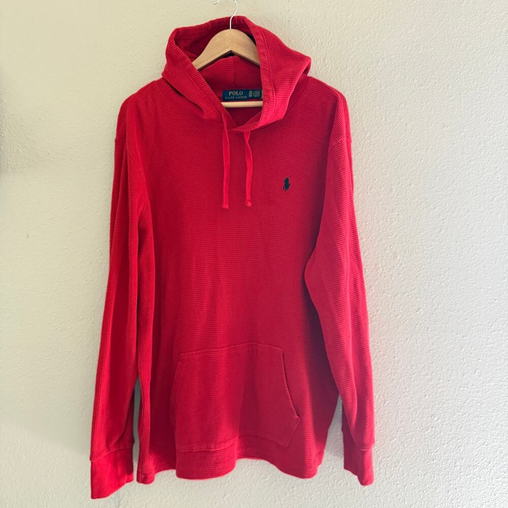 Polo Ralph Lauren Men's Pony Logo Waffle-knit hoodie